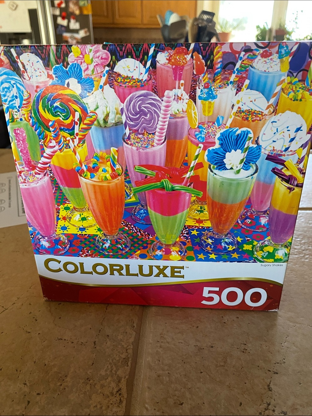 Colorluxe 500-Piece Jigsaw Puzzle - Multicolor